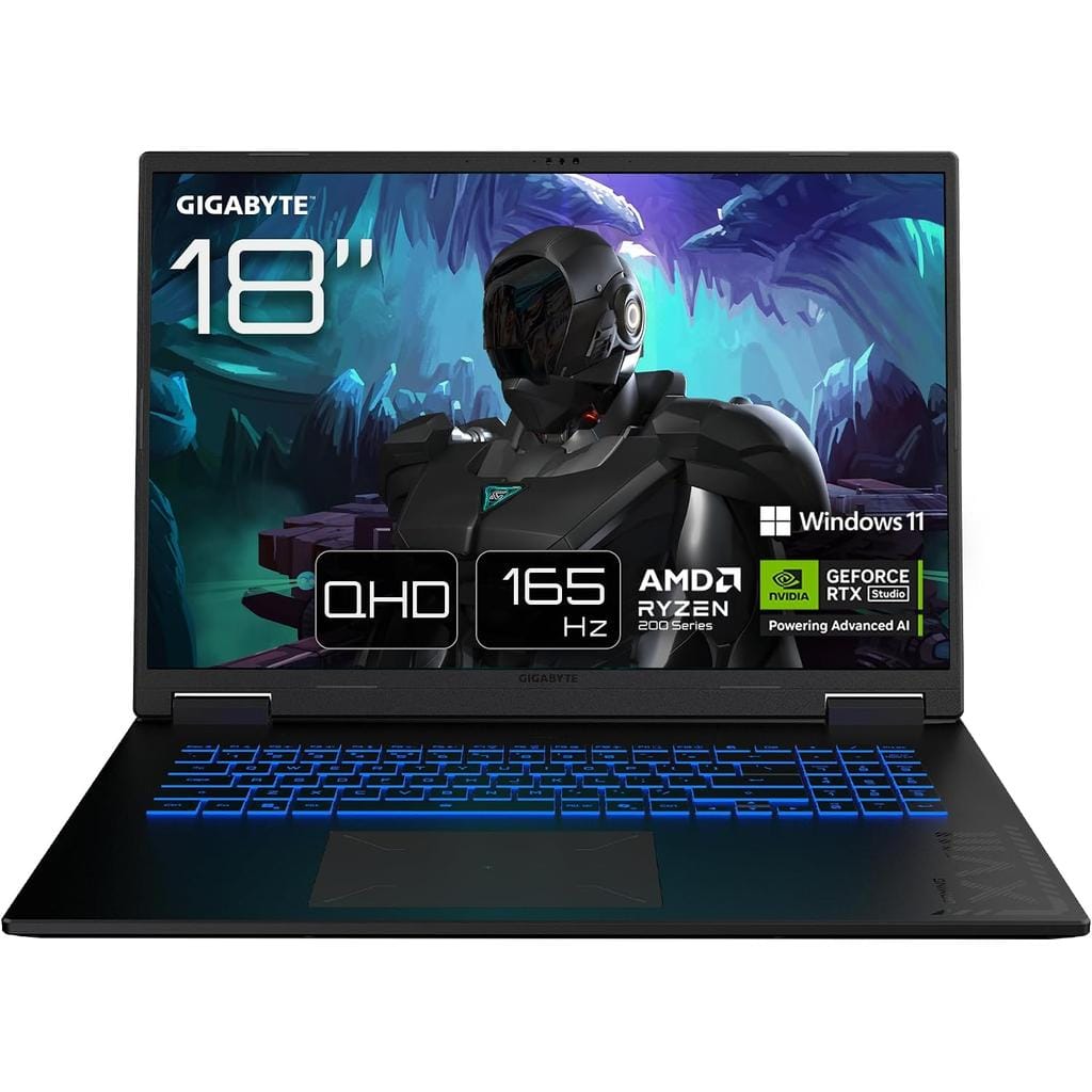 Gigabyte Gaming A18 3VHK3DEC64SH 18" GHz - SSD 1 TB - 32 Go - Nvidia GeForce RTX 5060 Max-Q QWERTZ - Allemand