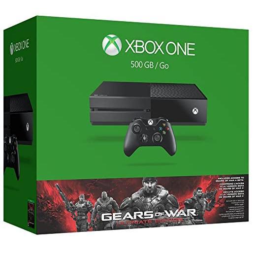 Xbox One 500GB - Noir - Edition limitée Gears of War Ultimate + Gears of War Ultimate