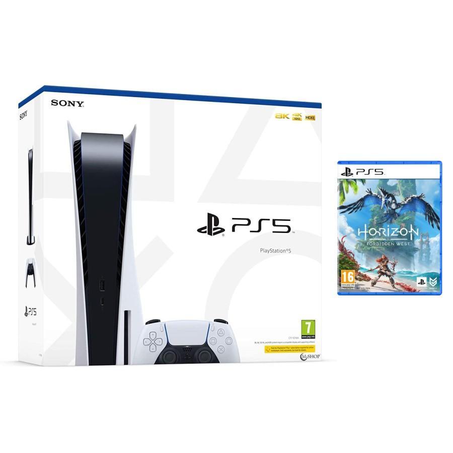 PlayStation 5 825GB - Blanc + Horizon Forbidden West
