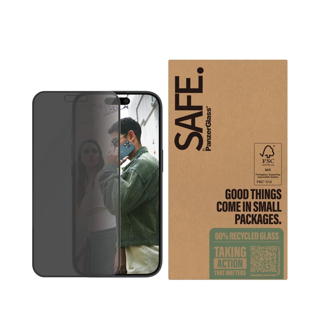 Écran de protection Panzerglass iPhone 16/15 - Transparent