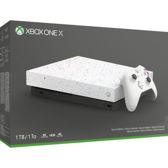 Xbox One X 1000GB - Blanc - Edition limitée Hyperspace