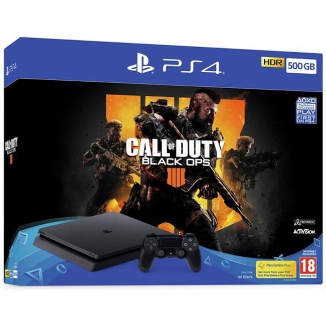 PlayStation 4 Slim 500GB - Noir + Call of Duty: Black Ops 4
