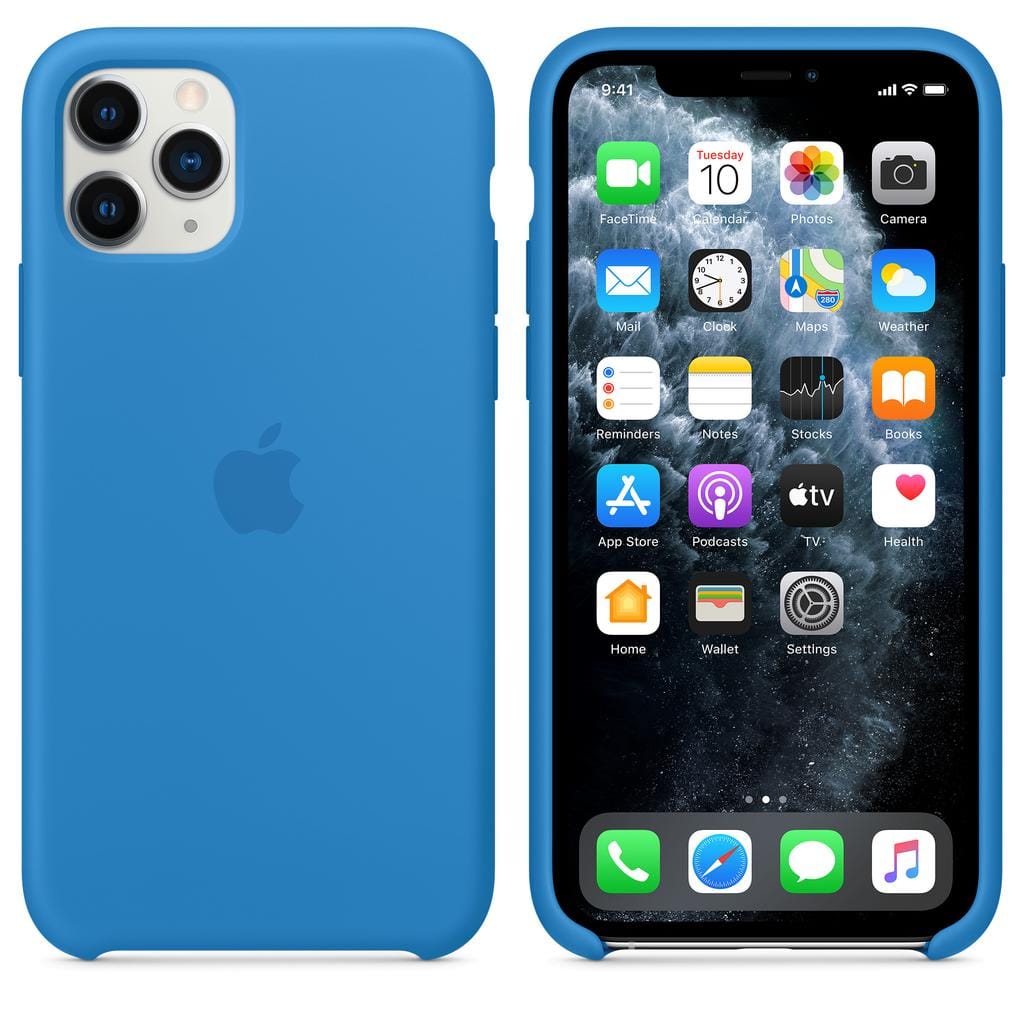 Coque en silicone Apple iPhone 11 Pro - Silicone Bleu