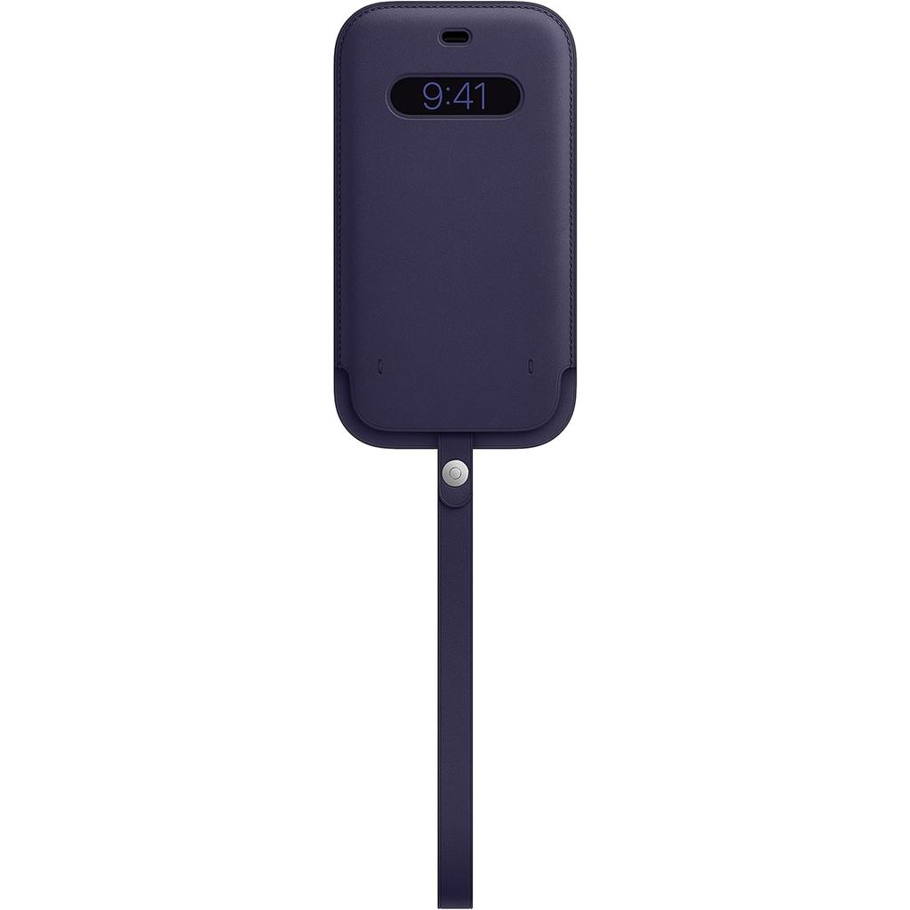 Housse Apple iPhone 12 Pro Max - Magsafe - Cuir Violet