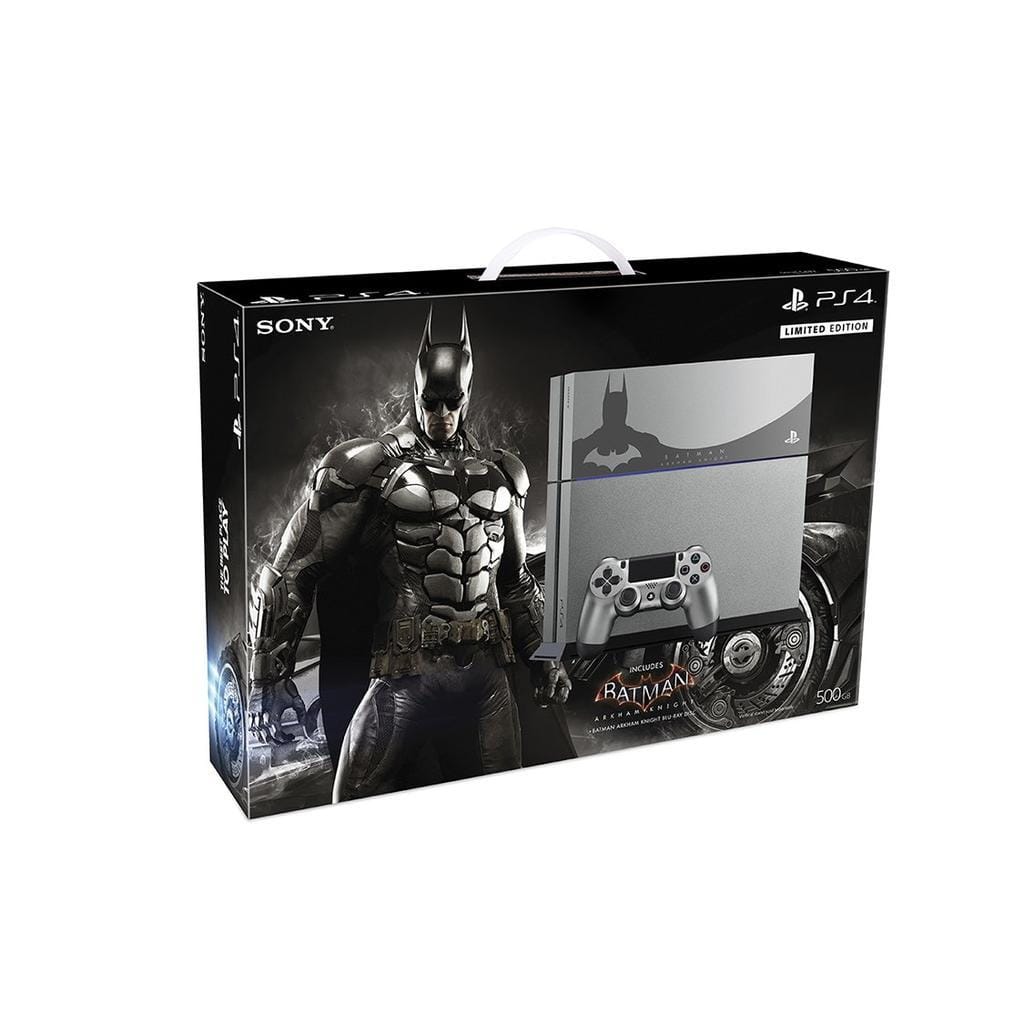 PlayStation 4 500GB - Gris - Edition limitée Batman: Arkham Knight + Batman: Arkham Knight - -