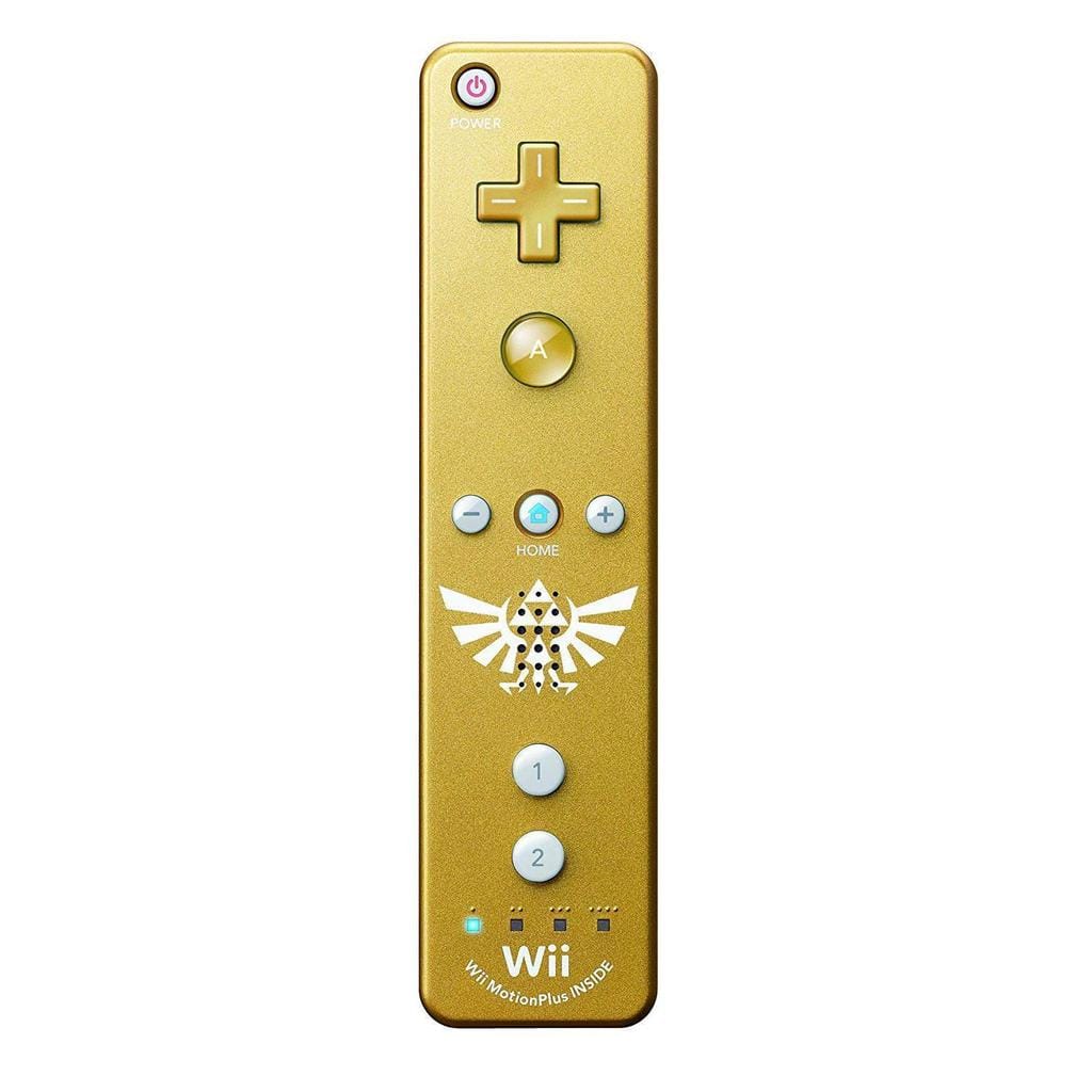 Manette Wii U Nintendo The Legend of Zelda: Skyward Sword Limited Edition Gold Wii Plus