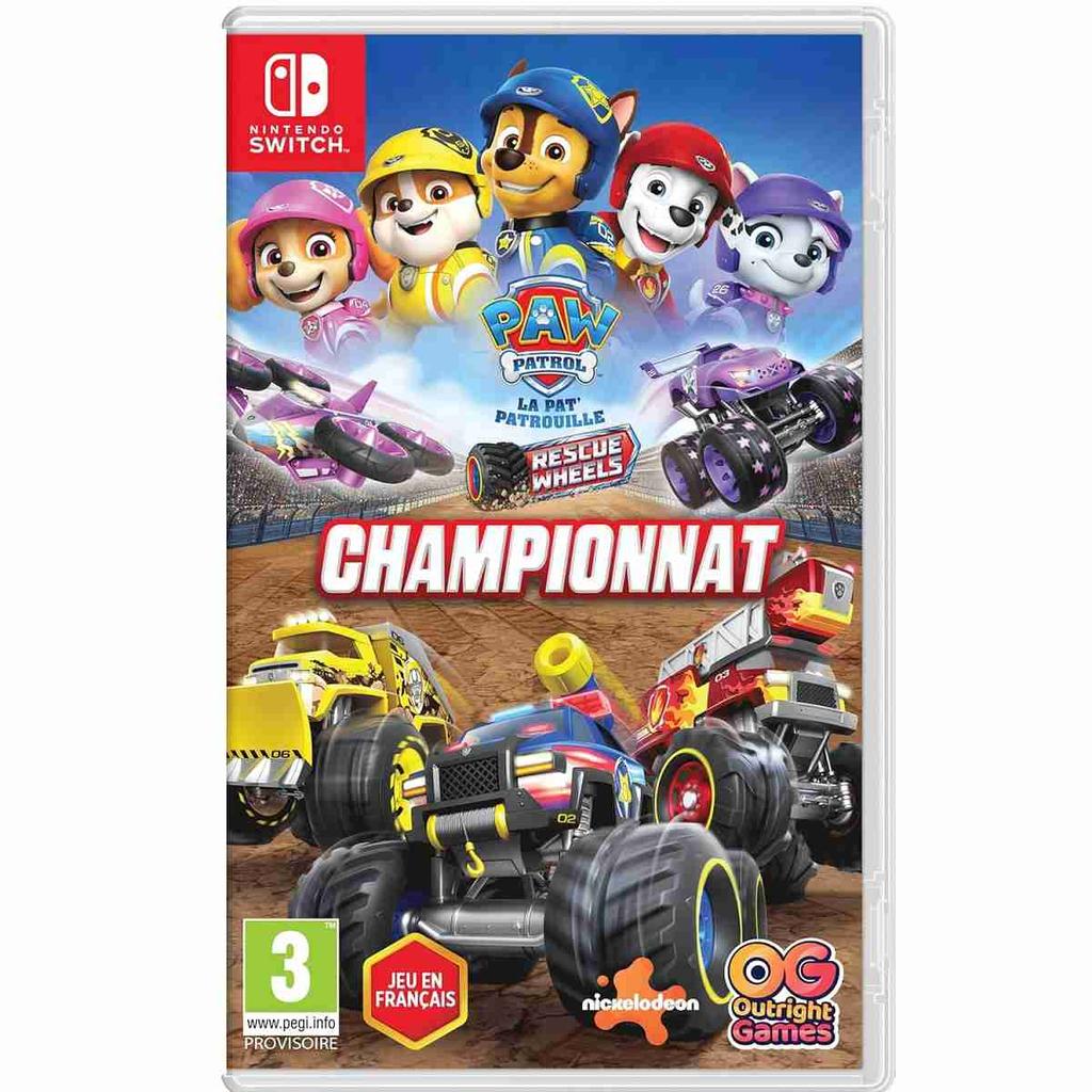 PAW Patrol la Pat Patrouille Rescue Wheels Championnat - Nintendo Switch