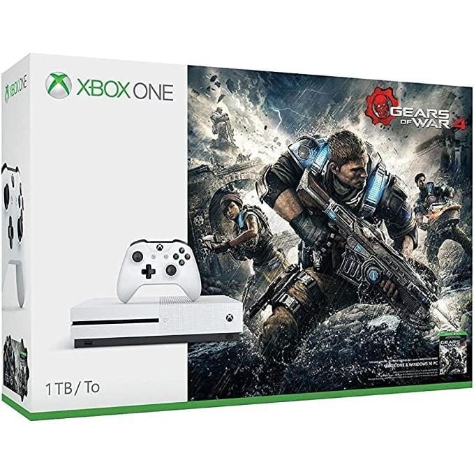 Xbox One S 1000GB - Blanc + Gears of War 4