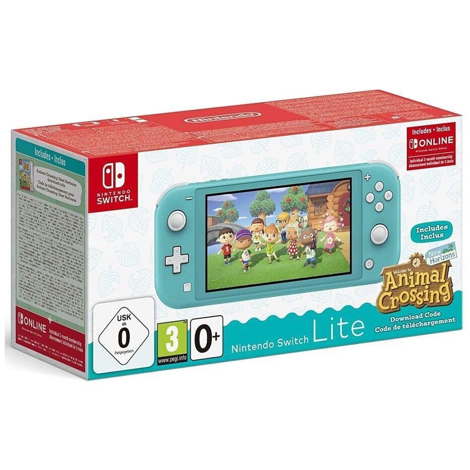 Switch 32GB - Bleu + Animal Crossing: New Horizons