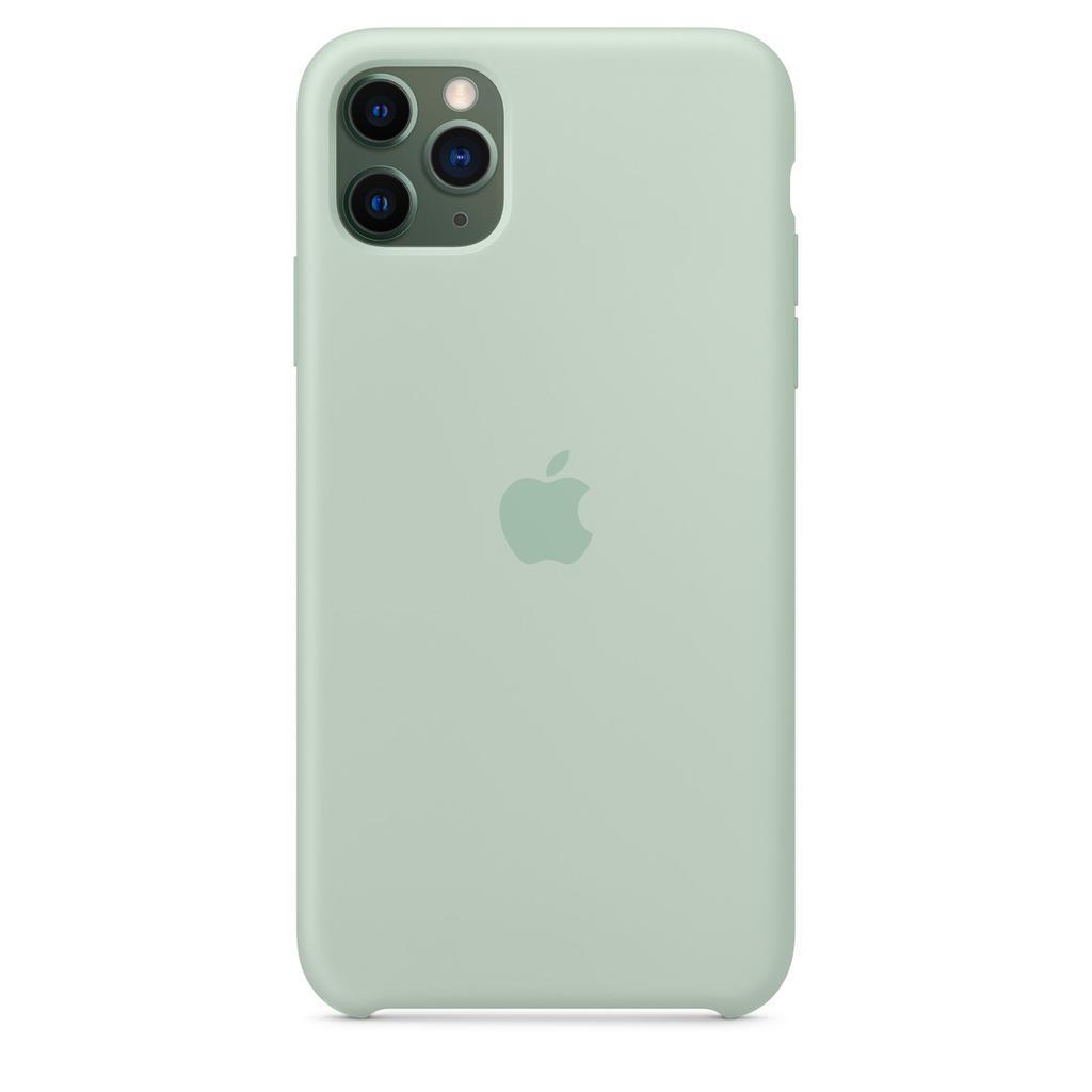 Coque en silicone Apple iPhone 11 Pro Max - Silicone Vert