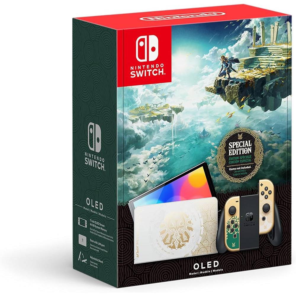 Switch OLED 64GB - Or - Edition limitée The Legend Of Zelda Tears Of The Kingdom
