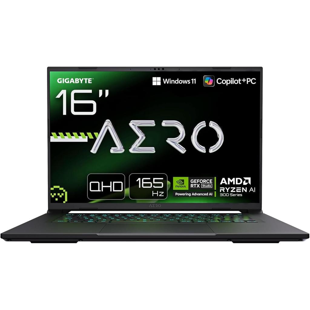 Gigabyte Aero X16 2WHA3DEC65AP 16" Ryzen AI 9 5.1 GHz - SSD 1 TB - 32 Go - Nvidia GeForce RTX 5070 Max-Q QWERTZ - Allemand