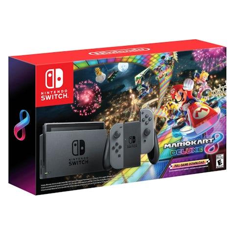 Switch 32GB - Noir - Edition limitée N/A + Mario Kart 8 Deluxe