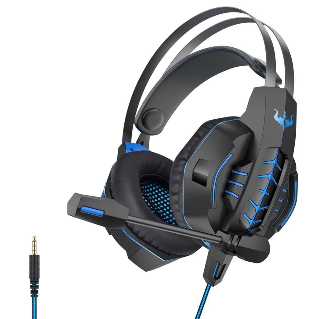 Casque réducteur de bruit gaming filaire avec micr