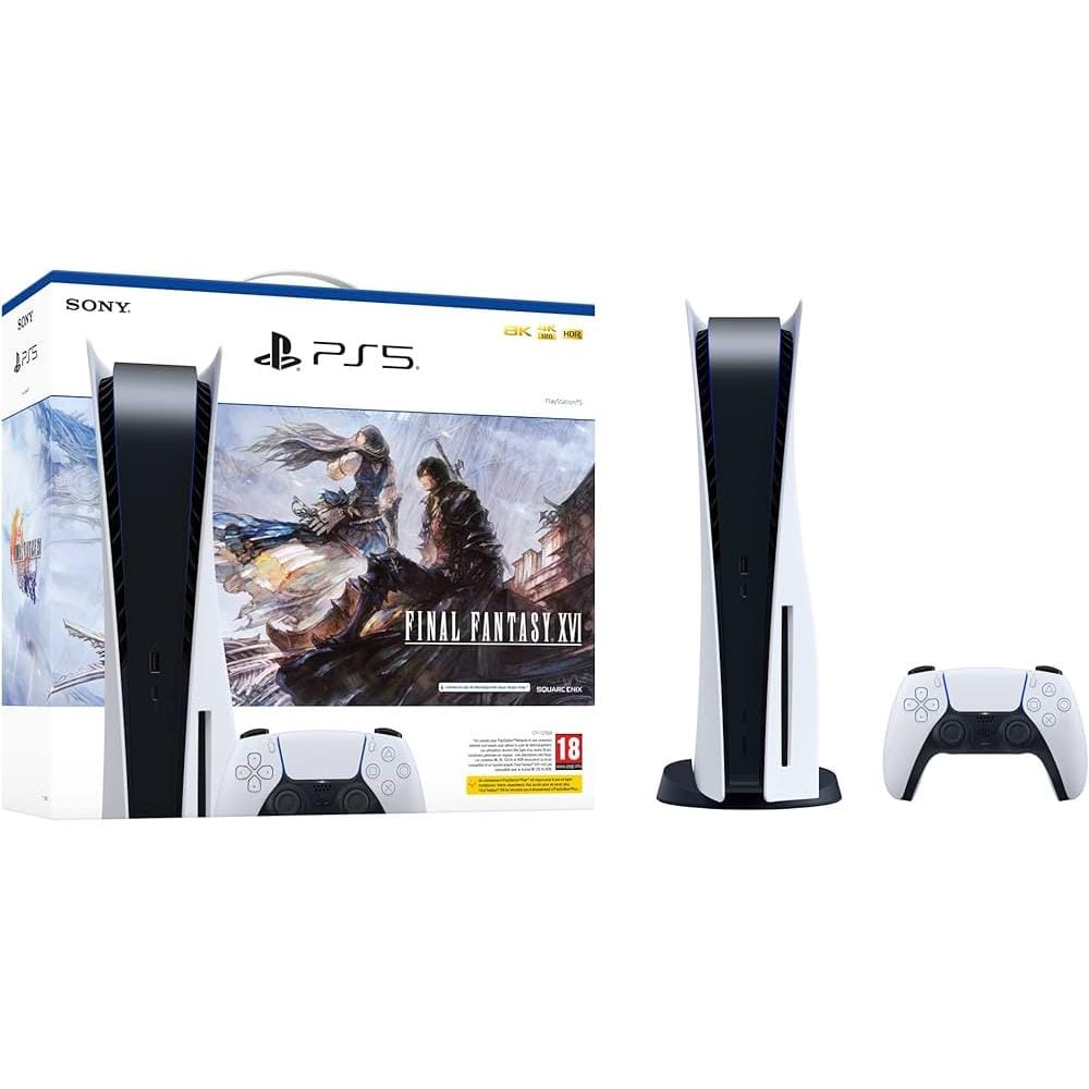 PlayStation 5 825GB - Blanc + Final Fantasy XVI