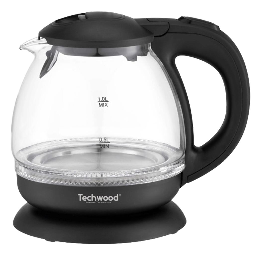 Techwood TB-1086V Noir 1,0000L - Bouilloire électrique