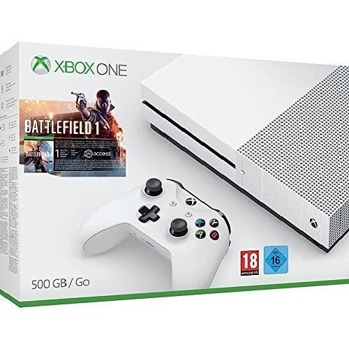 Xbox One S 500GB - Blanc + Battlefield 1
