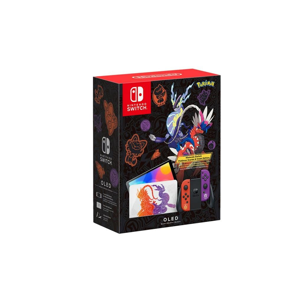 Switch OLED 64GB - Noir - Edition limitée Pokemon Scarlet et Violet