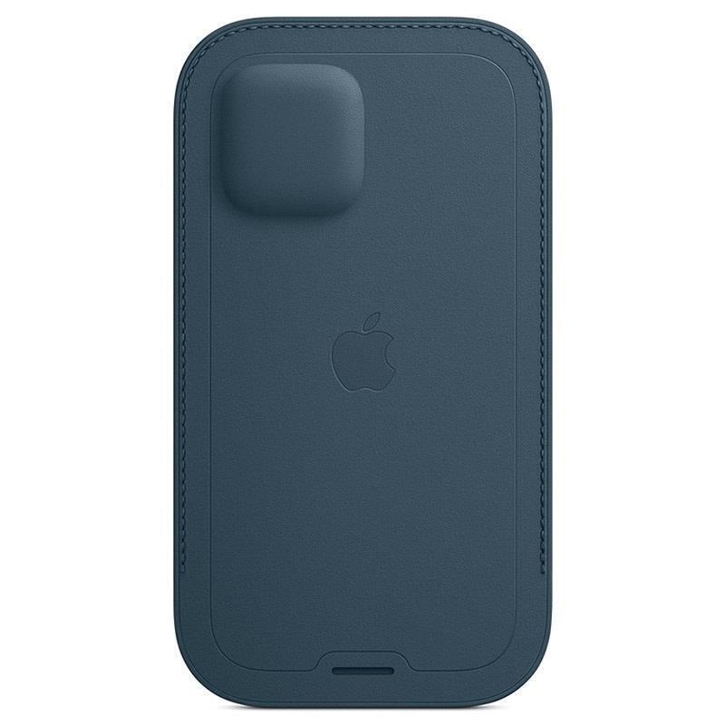 Coque en cuir Apple iPhone 12 mini - Magsafe - Cuir Bleu